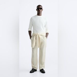 Zara BASIC MOCK NECK SWEATER Size L